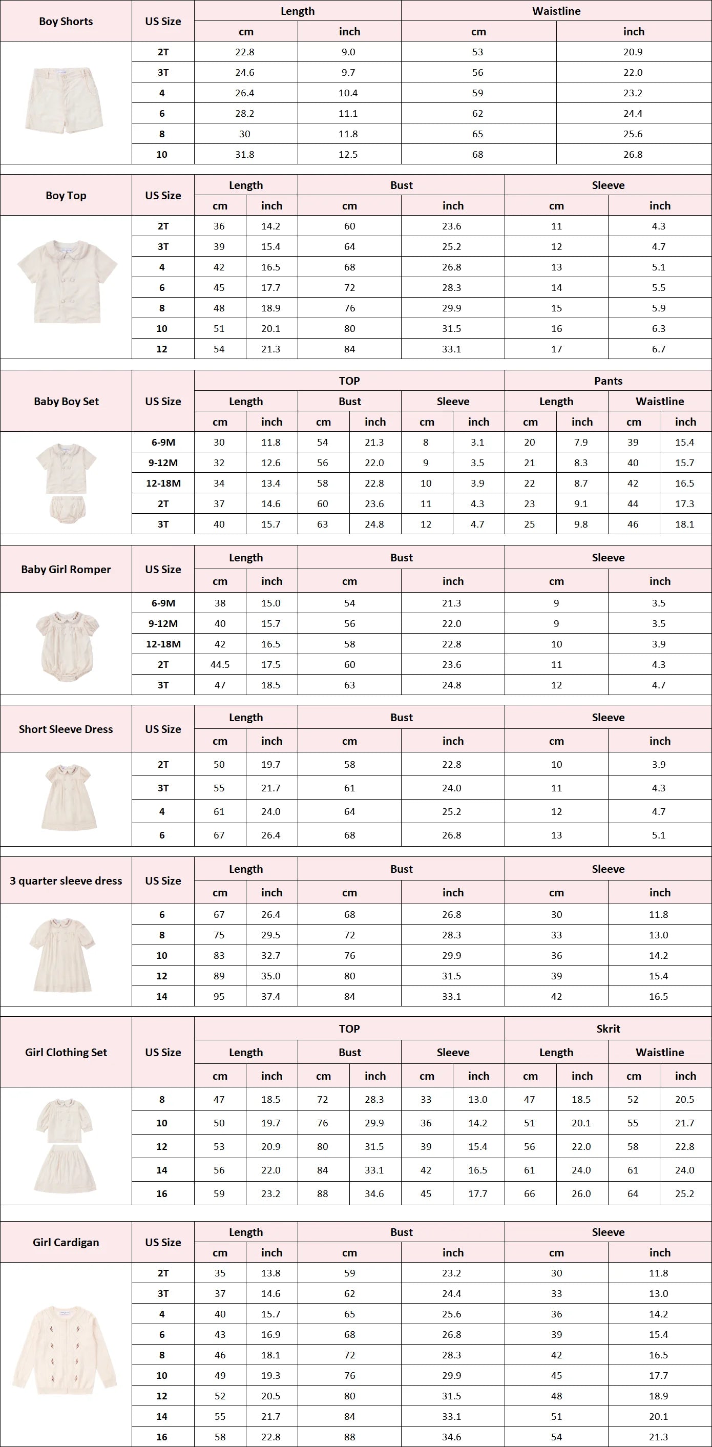 Off white Family Matching Clothing Set