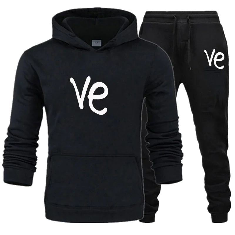 Couples Matching set Love Black Grey or Navy Blue Sweatsuit