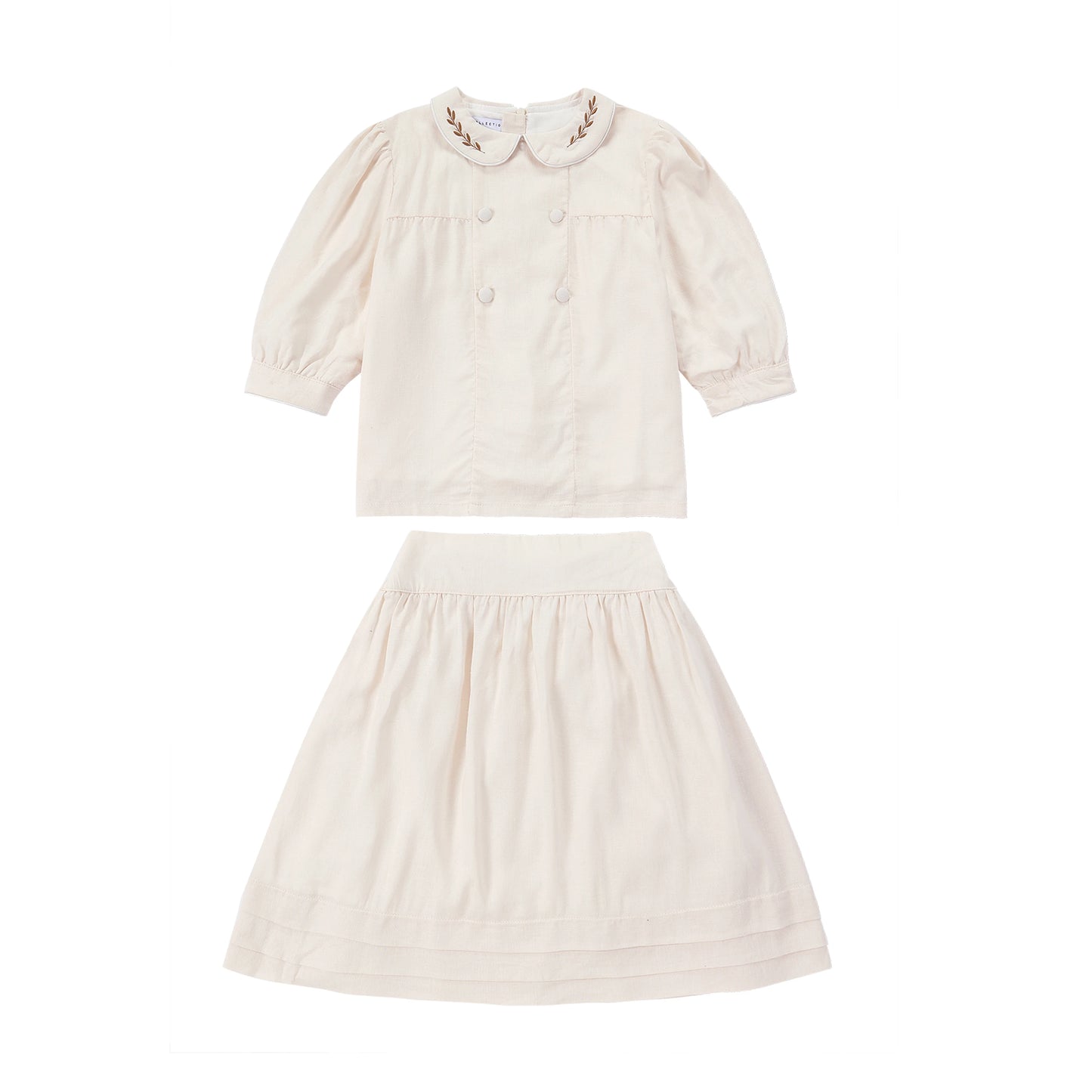 Off white Family Matching Clothing Set